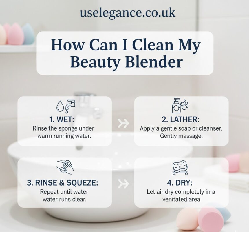 how can i clean my beauty blender