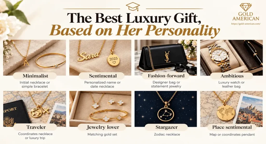 Luxury gifts for her graduation based on her personality